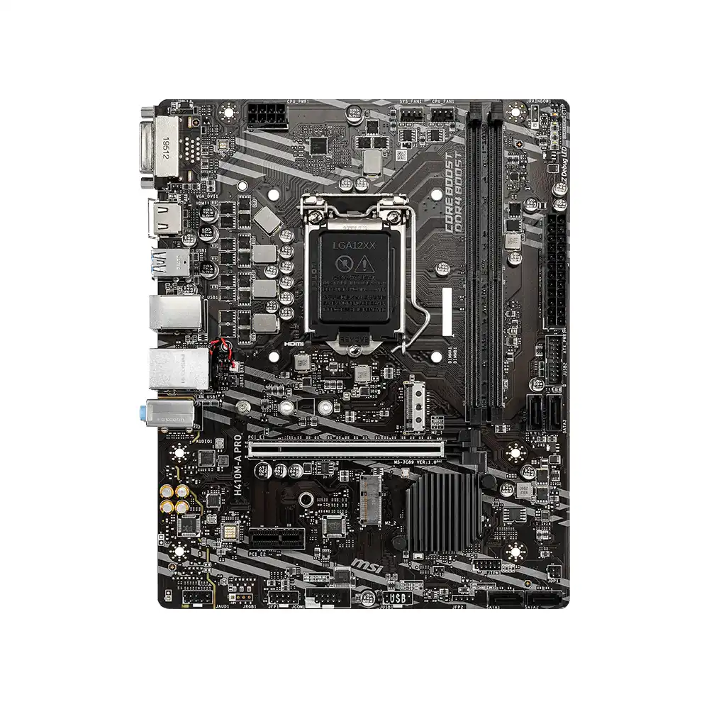 MSI Motherboard H410M-A PRO DDR4 For Intel 10th Gen view 2